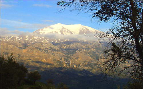 Amari Valley: View of the Ida massif from Meronas